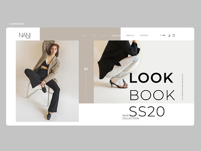 part.3 LOOKBOOK\WEBDESIGN design project shoes shop ui ux web webdesign website