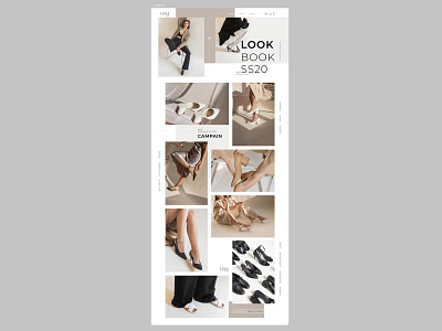 part.4 LOOKBOOK CONCEPT\WEBDESIGN design project shoes shop ui ux web webdesign website