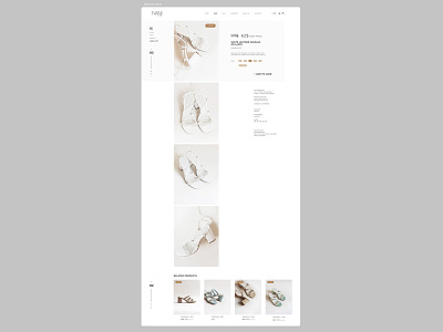 part.6 PRODUCT PAGE CONCEPT\WEBDESIGN design project shoes shop ui ux webdesign website