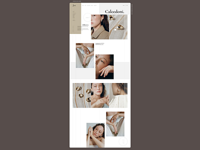 part.4 LOOKBOOK PAGE CONCEPT/JEWERLY/WEBDESIGN