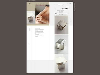 part.6 PRODUCT PAGE CONCEPT/JEWERLY/WEBDESIGN