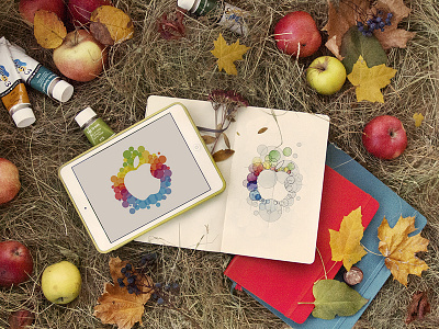 Apple Season animation apple interface ios ipad motiondesign paints photography sketch sketchbook ui ux