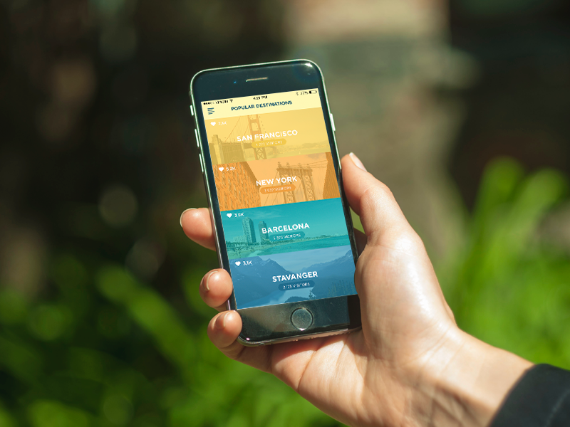 Live. Travel. Enjoy. tourism travelling travel ios iphone6 mobiledesign ux ui photography interface