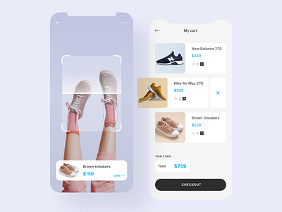 Shoes app (Part 2) adidas art best design branding clean design clean ui design design app mobile mobile app design nike shoes shoes app shoes design typography ui ui design uiux ux ux design