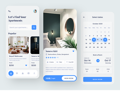 Hotel booking app (Airbnb app re-design Part 2) art design design app ecommerce app hotel app hotel booking illustrator logo mobile mobile app design resort shopping app travel app traveling trends typography ui ui design ux ux design