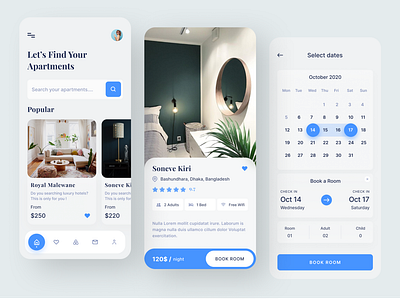 Hotel booking app (Airbnb app re-design Part 2)