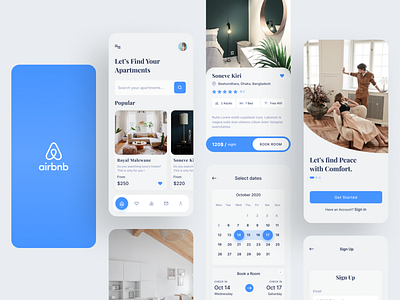 Hotel booking app (Airbnb app re-design Final part)