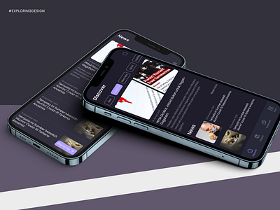 News App app design graphic design illustration ui ux website