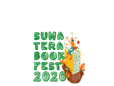 Event Pameran Sumatera Book Festival 2020 branding design icon illustration logo