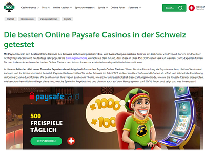 Paysafe casino games design online casino web