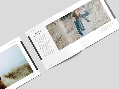 London Brochure brochure clean editorial feminine indesign modern multipurpose square template