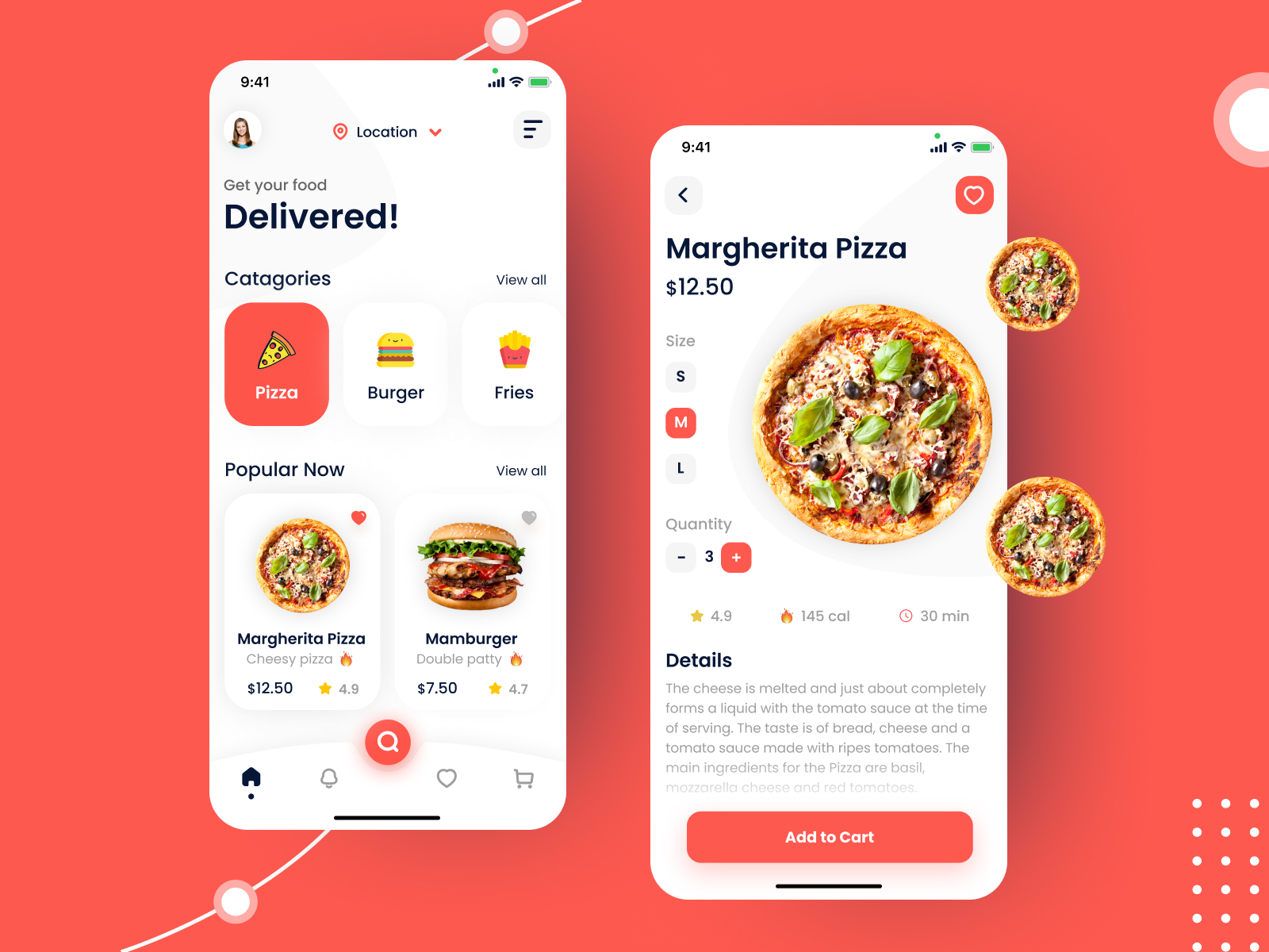 Food App design by Gurdit on Dribbble