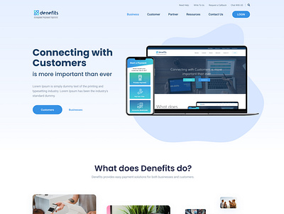 Denefits Web Design design graphic design ui