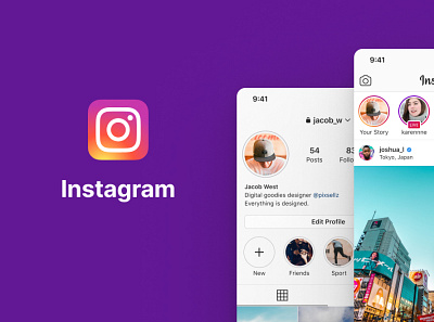 Instagram App app figma graphic design ui