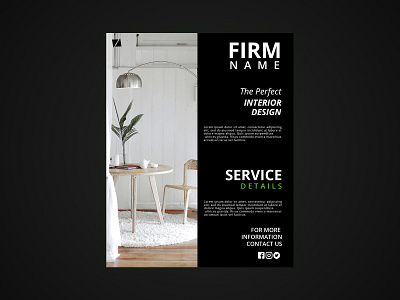 Interior Design Firm branding design graphic graphic design interior design poster typography