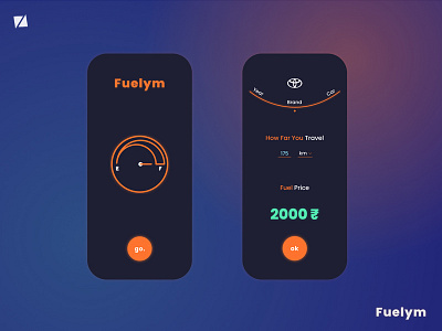 Fuelym design fuel app fuelym ui uiux design ux