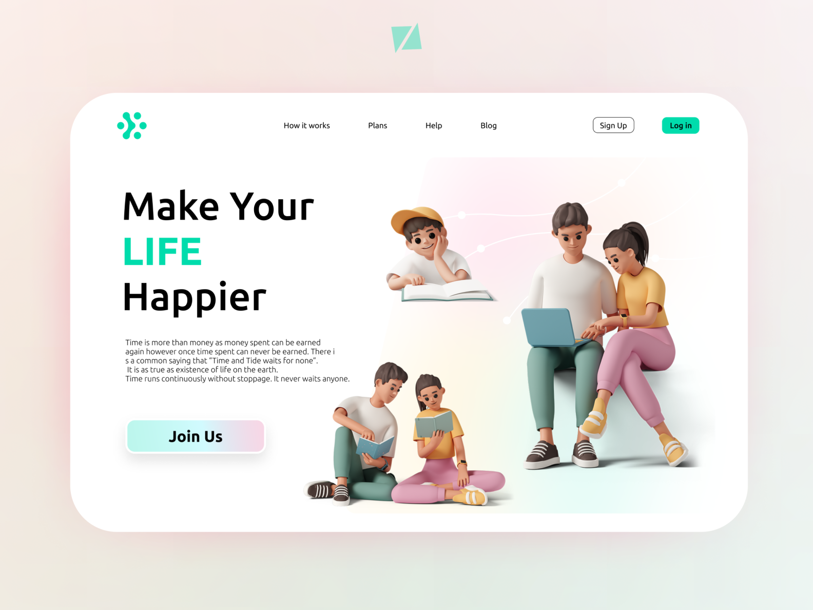 Make Your Life Happier by Bazil Nizam on Dribbble
