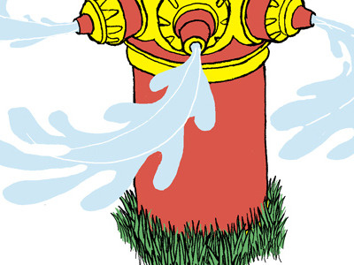 Hydrant Sprinkler fire hydrant illustration spinning sprinkler