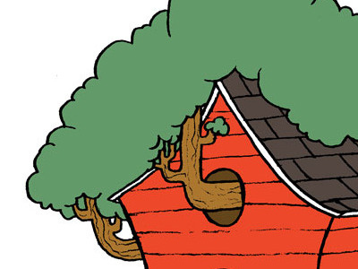 Doghouse Treehouse dog doghouse house tree treehouse