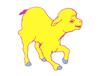 I can draw Lamb color drawing hypercolor lamb weird