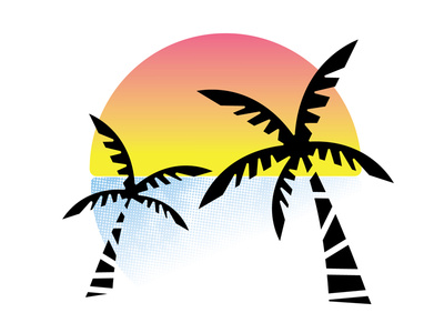 Hang Loose folks, I sure have been! life vector sunset vibez beach vibe print silkscreen screenprint letterpress design looklessmakemore