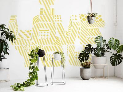 Ilu Comp insta murals mural pencil doodle awesome corporate chicago type style music color art white vector texture lettering illustration drawing design