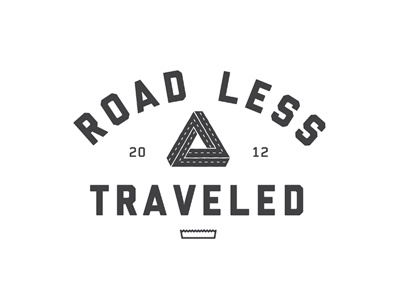 Road Less Traveled Graphic (Unused) design graphic hardship impossible road road less traveled unused