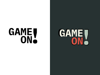 game on arcade branding design dribbble graphic design logo warm up