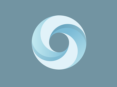 wave logo branding design icon illustration logo minimal ocean wave