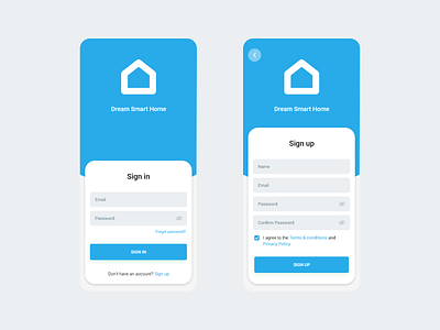 Sign in / Sign up UI