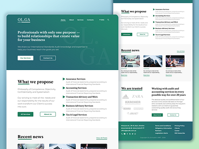 Audit Corporate Website Redesign