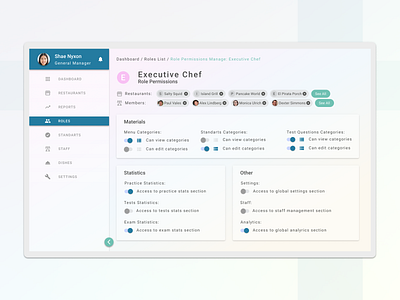 Material Inspired Management App Settings