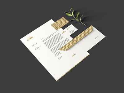 Visual identity design for the AlMalika company