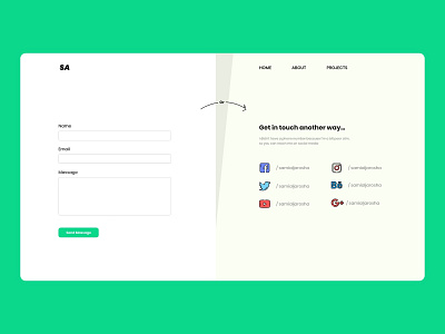 Design a contact form