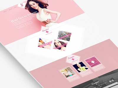 Web design design diamond photo pink web web design