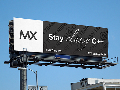 Billboard - Stay Classy C++ outdoor