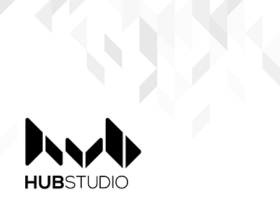 HUB Studio angular branding business cards buttons identity logo patterns