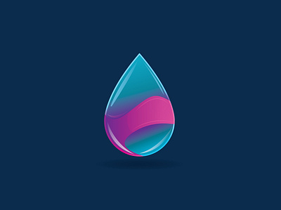 Gradient Droplet adobe illustrator colourful design effects gradient graphic design vibrant