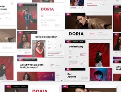 Doria - Business Presentation PowerPoint Template