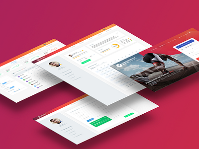 Sport Performance Web App adobexd app design flat illustration illustrator photoshop ui ui web design uidesigner ux uxdesigner web website