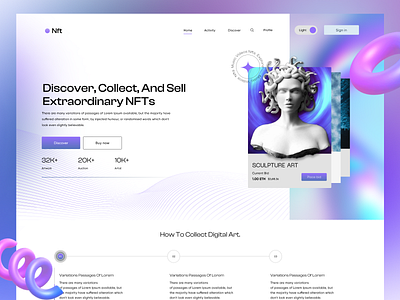 NFT Marketplace Website Design