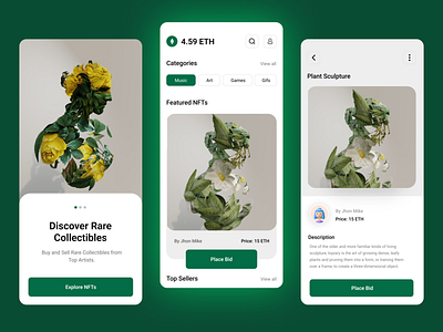 NFT Marketplace Mobile App