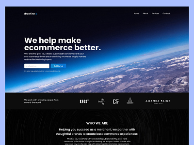 Ecommerce Agency Website Design