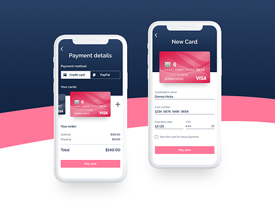 DailyUI #002 - Credit Card Checkout