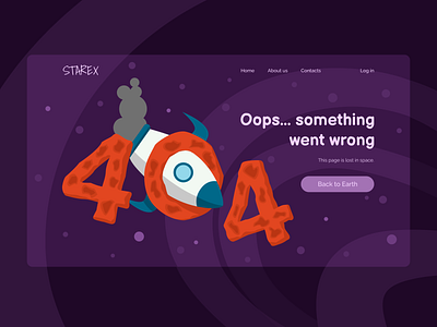 DailyUI #008 - 404 Page