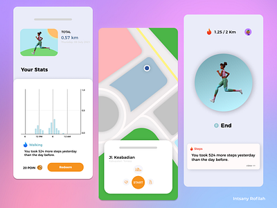 Run App run sport ui ux