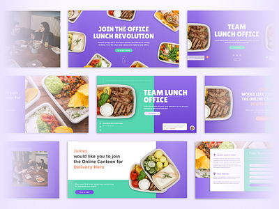 Smunch Landing page berlin food food and drink food app foodie landing page lunch office online canteen
