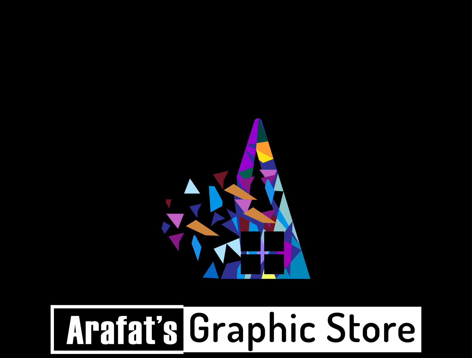 Arafat's Graphics store logo by Md Yasir Arafat on Dribbble
