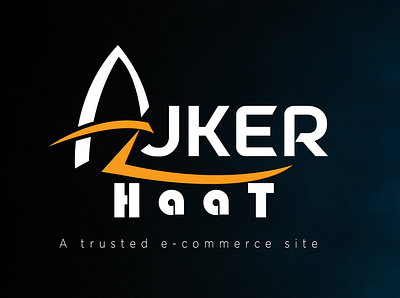 Ajker haat logo brand brand logo logo logo design shop logo