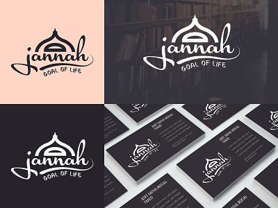 jannah goal of life logo channel logo islamic logo logo logo design minimal